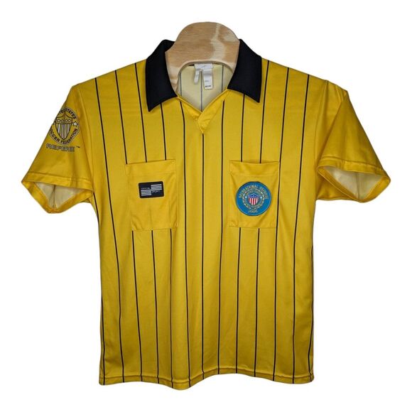United States Soccer Federation 2005 Referee Jersey Sz Medium Patch Vintage USSF - Picture 1 of 12